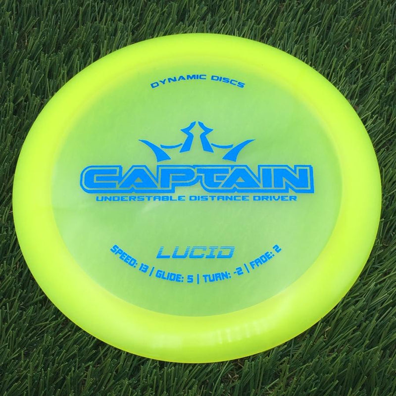 Dynamic Discs Lucid Captain- 175.28 Yellow