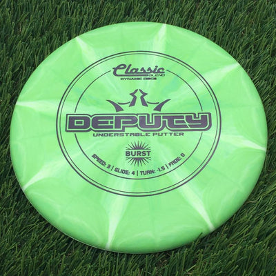 Dynamic Discs Classic Blend Burst Deputy- 174.26 Green
