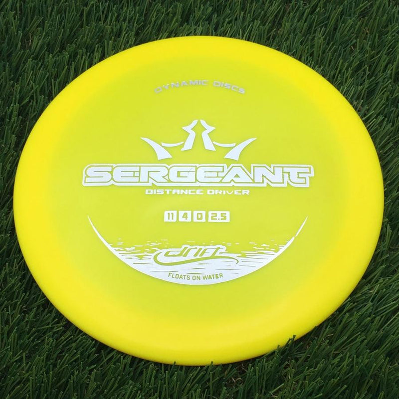 Dynamic Discs Drift Sergeant- 125.55 Yellow