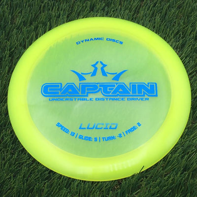 Dynamic Discs Lucid Captain- 175.92 Yellow