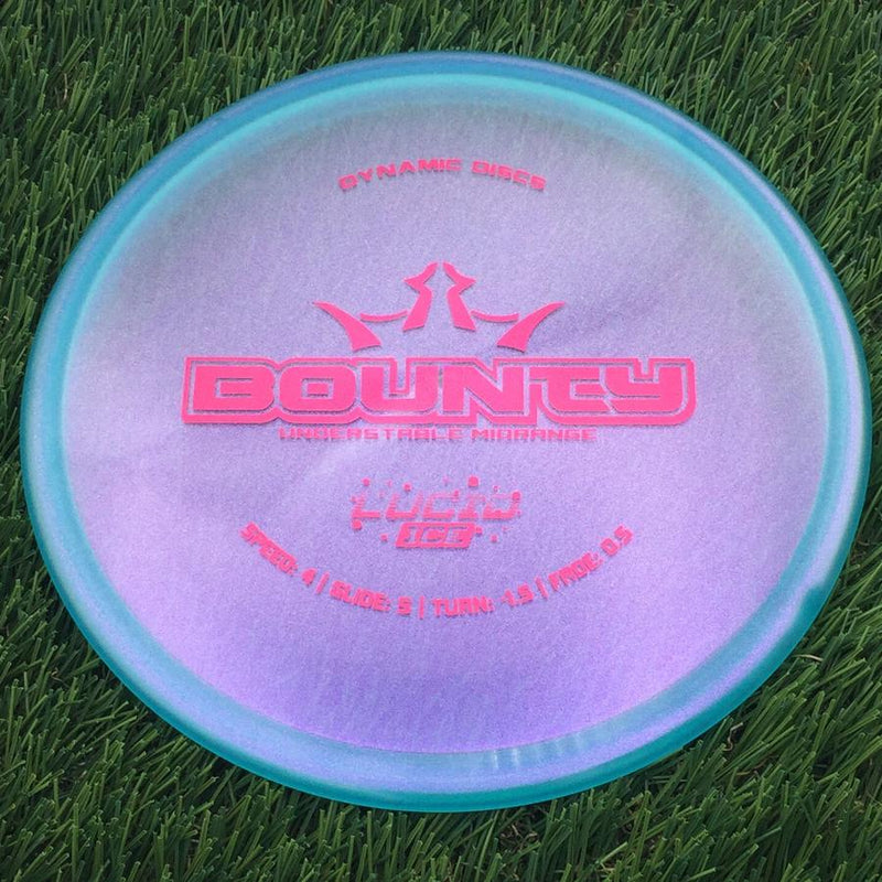 Dynamic Discs Lucid Ice Glimmer Bounty- 176.55 Blue
