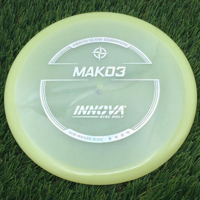 Innova Proto Glow Champion Mako3 with Burst Logo Stock Stamp- 180.74 Glow
