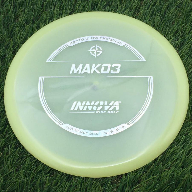 Innova Proto Glow Champion Mako3 with Burst Logo Stock Stamp- 180.74 Glow