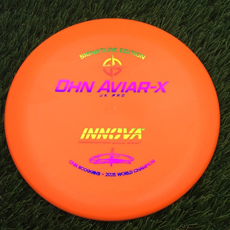 Innova Pro JK Aviar-x with Ohn Scoggins - Signature Edition Stamp- 172.03 Orange