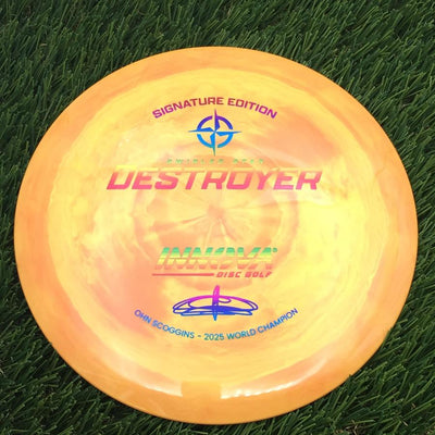 Innova Swirled Star Destroyer with Ohn Scoggins - Signature Edition Stamp- 175.88 Orange