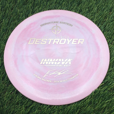 Innova Swirled Star Destroyer with Eveliina Salonen - 2024 World Champion Signature Edition Stamp- 149.65 Pink