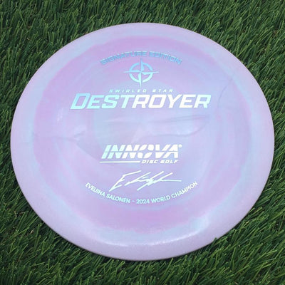 Innova Swirled Star Destroyer with Eveliina Salonen - 2024 World Champion Signature Edition Stamp- 149.47 Pink