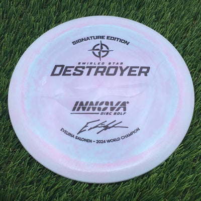 Innova Swirled Star Destroyer with Eveliina Salonen - 2024 World Champion Signature Edition Stamp- 149.14 Pink