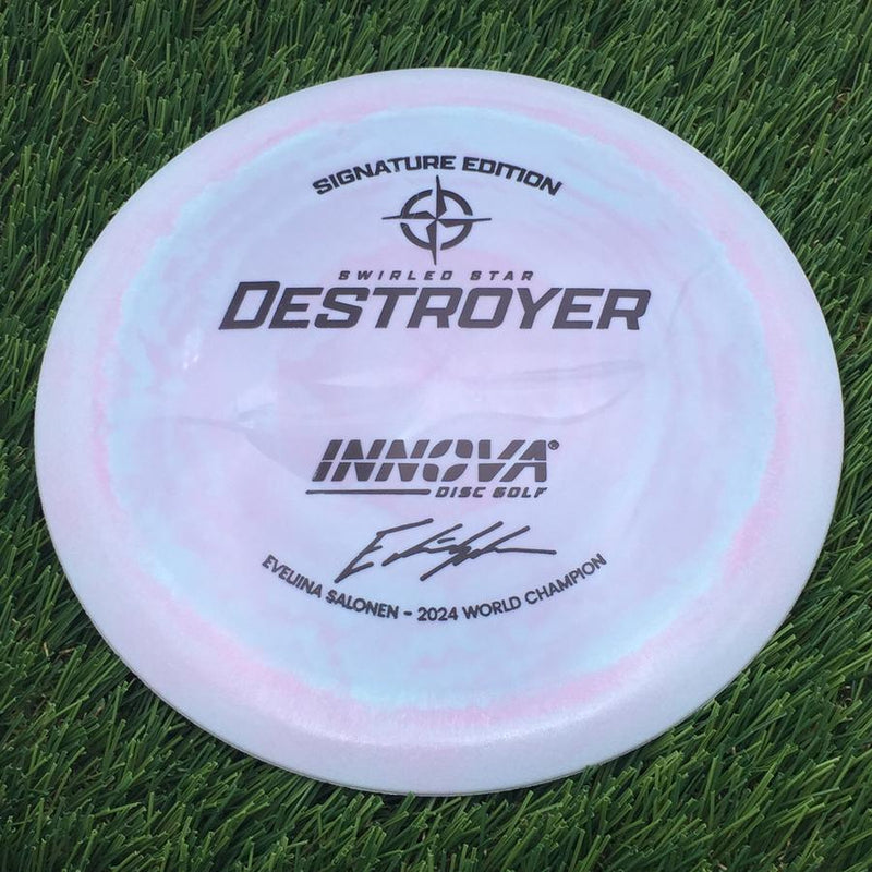 Innova Swirled Star Destroyer with Eveliina Salonen - 2024 World Champion Signature Edition Stamp- 149.14 Pink