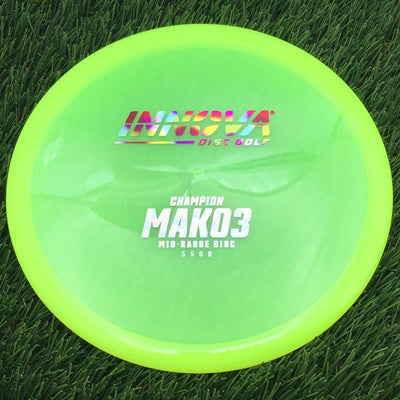 Innova Champion Mako3 with Burst Logo Stock Stamp- 171.7 Yellow