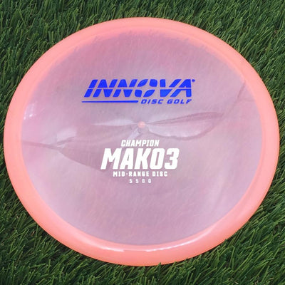 Innova Champion Mako3 with Burst Logo Stock Stamp- 174.06 Orange