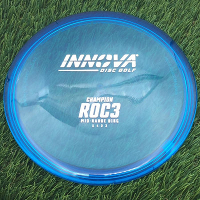 Innova Champion Roc3 with Burst Logo Stock Stamp- 176.51 Blue