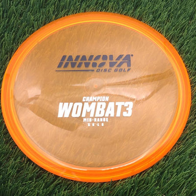 Innova Champion Wombat3 with Burst Logo Stock Stamp- 169.55 Orange