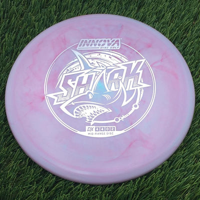 Innova DX Shark with Burst Logo Stock Stamp- 143.22 Pink