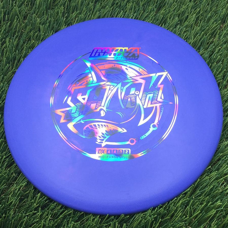 Innova DX Shark with Burst Logo Stock Stamp- 175.58 Blurple