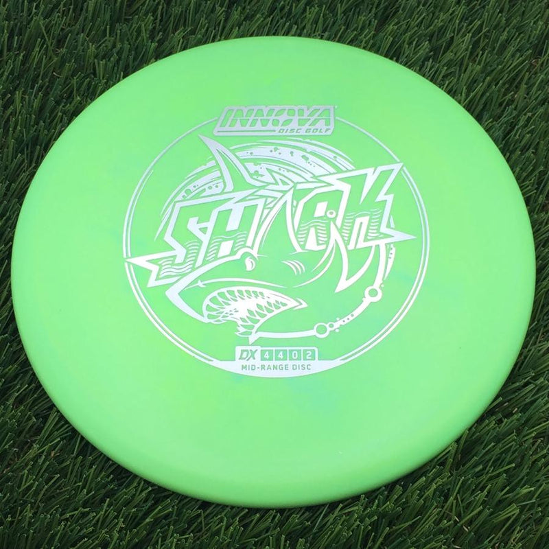 Innova DX Shark with Burst Logo Stock Stamp- 172.41 Green