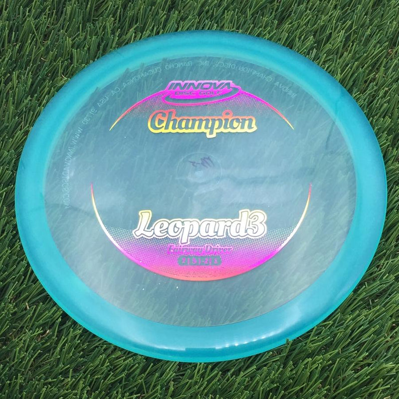 Innova Champion Leopard3 with Circle Fade Stock Stamp- 174.57 Blue