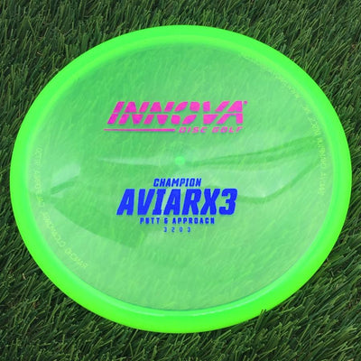 Innova Champion AviarX3 with Burst Logo Stock Stamp- 171.61 Green