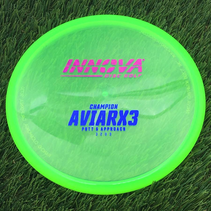 Innova Champion AviarX3 with Burst Logo Stock Stamp- 171.61 Green