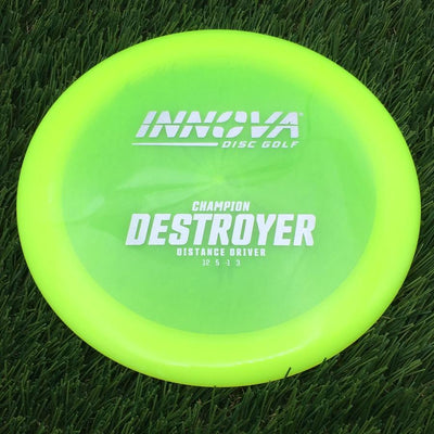 Innova Champion Destroyer with Burst Logo Stock Stamp- 172.83 Yellow