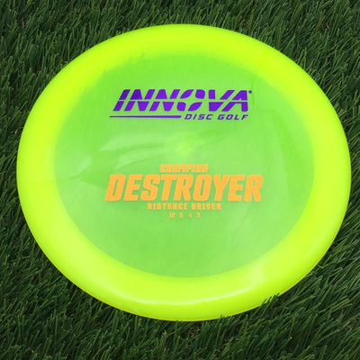 Innova Champion Destroyer with Burst Logo Stock Stamp- 171.29 Yellow