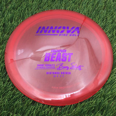 Innova Champion Beast with Burst Logo Barry Schultz 2X World Champion Stamp- 167.78 Red