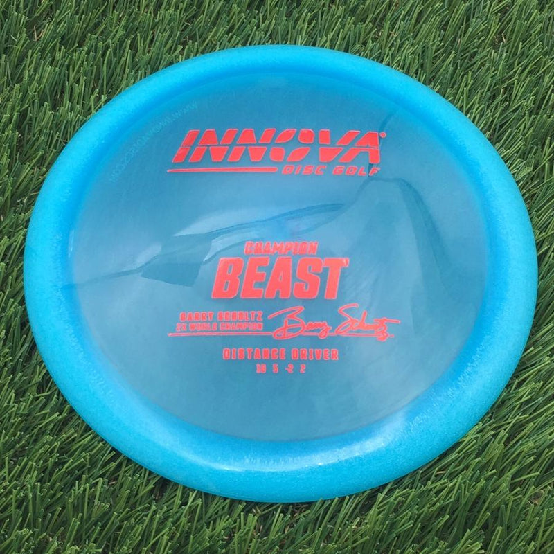Innova Champion Beast with Burst Logo Barry Schultz 2X World Champion Stamp- 163.18 Blue