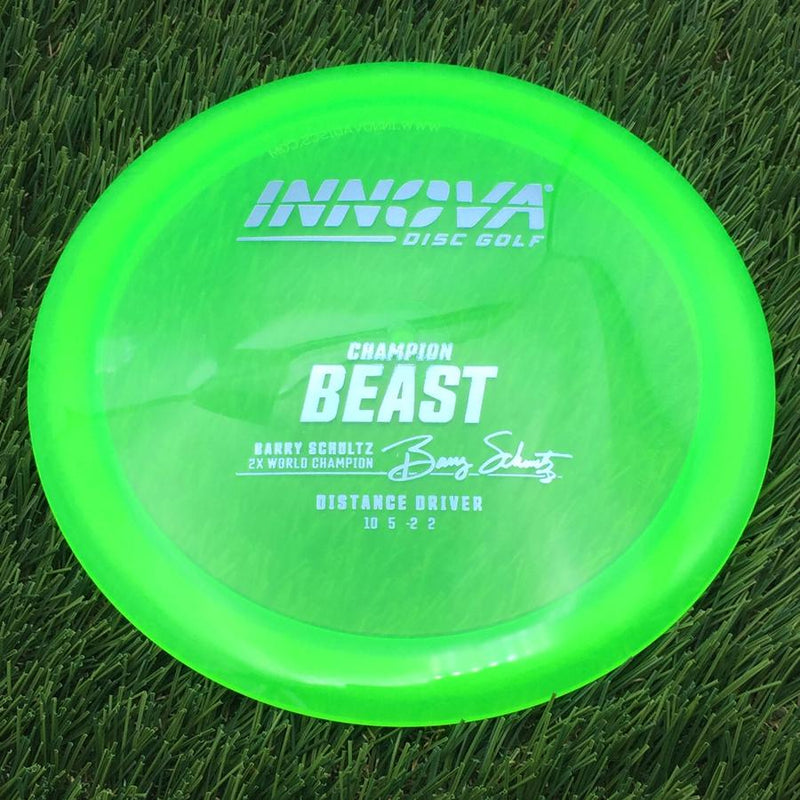 Innova Champion Beast with Burst Logo Barry Schultz 2X World Champion Stamp- 165.65 Green