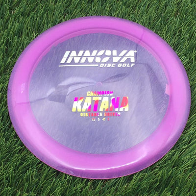 Innova Champion Katana with Burst Logo Stock Stamp- 168.53 Purple