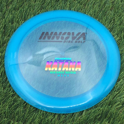 Innova Champion Katana with Burst Logo Stock Stamp- 168.78 Blue