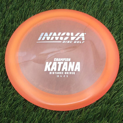Innova Champion Katana with Burst Logo Stock Stamp- 166.29 Orange