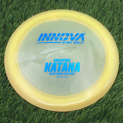 Innova Champion Katana with Burst Logo Stock Stamp- 166.75 Yellow