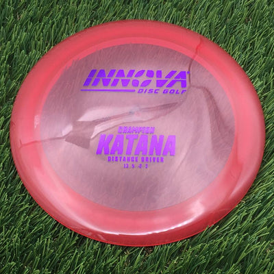 Innova Champion Katana with Burst Logo Stock Stamp- 173.61 Red