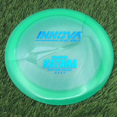 Innova Champion Katana with Burst Logo Stock Stamp- 168.41 Green