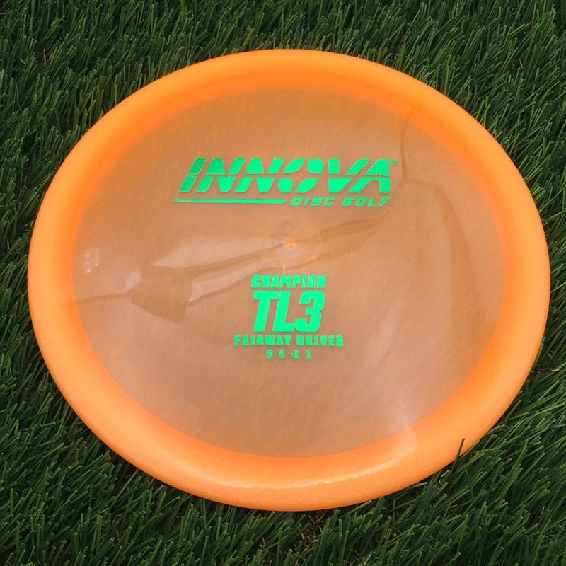 Innova Champion TL3 with Burst Logo Stock Stamp- 150.94 Orange