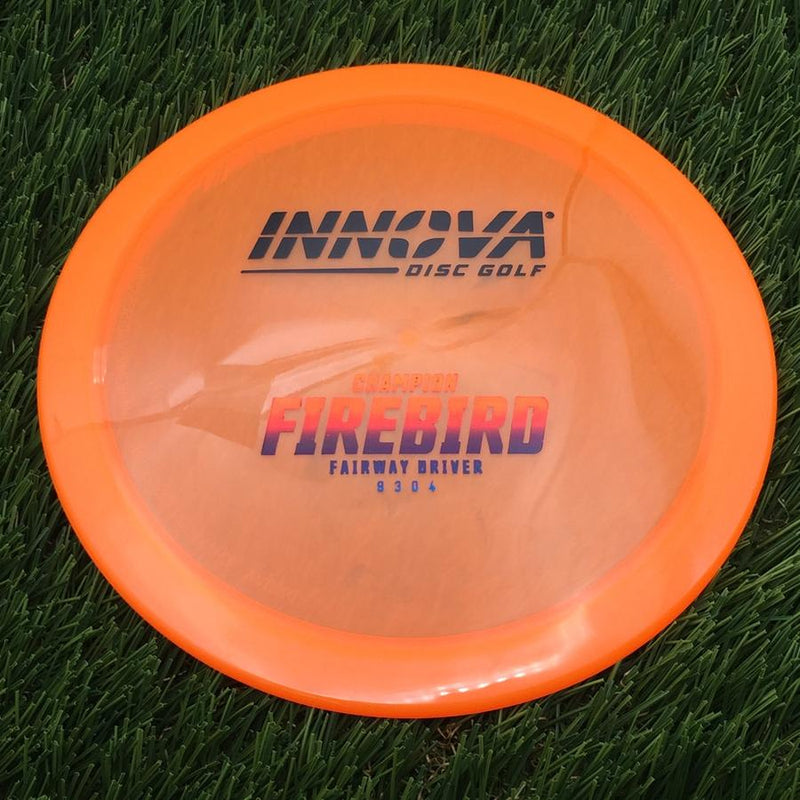 Innova Champion Firebird with Burst Logo Stock Stamp- 174.42 Orange