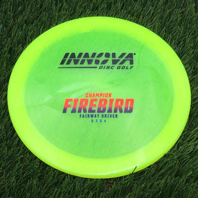 Innova Champion Firebird with Burst Logo Stock Stamp- 174.58 Yellow