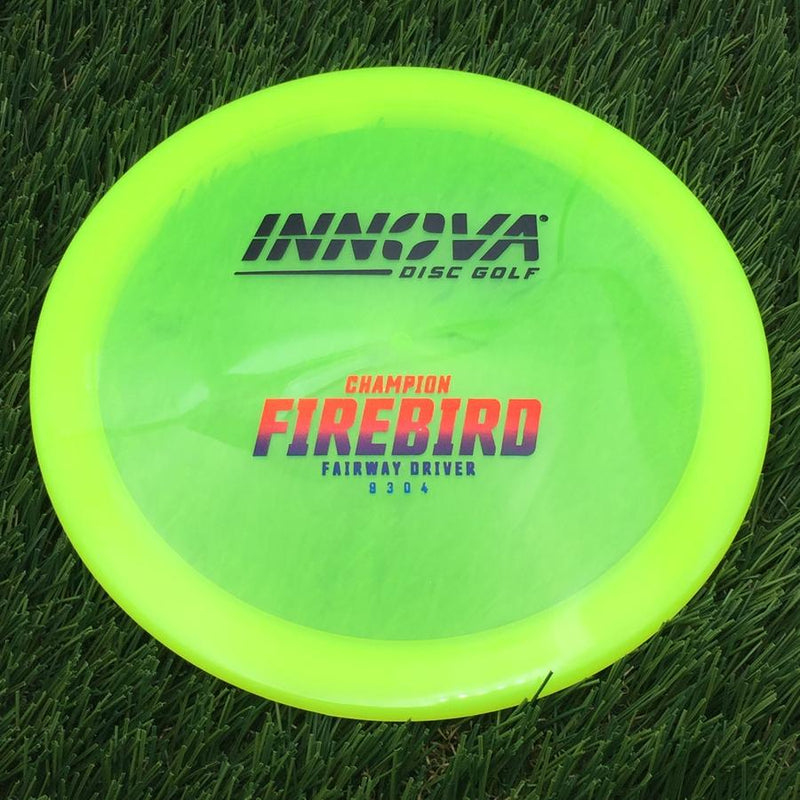 Innova Champion Firebird with Burst Logo Stock Stamp- 174.58 Yellow