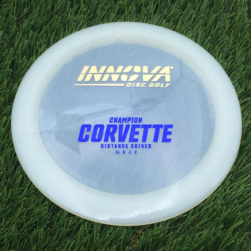 Innova Champion Corvette with Burst Logo Stock Stamp- 175.21 White