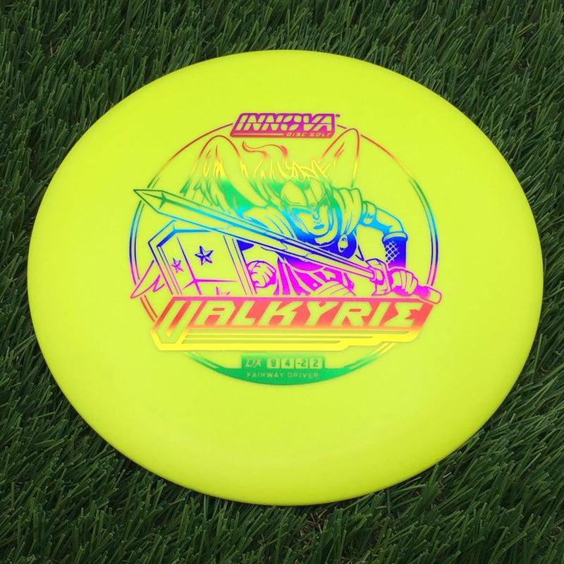 Innova DX Valkyrie with Burst Logo Stock Stamp- 168.16 Yellow