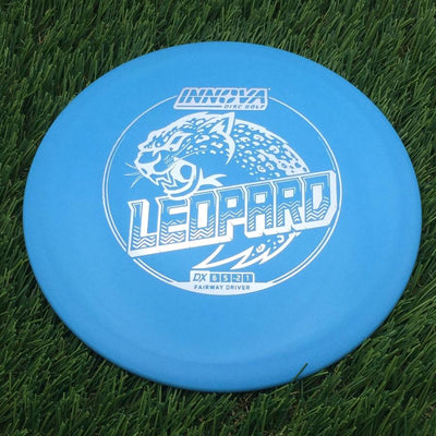 Innova DX Leopard with Burst Logo Stock Stamp- 152.59 Blue