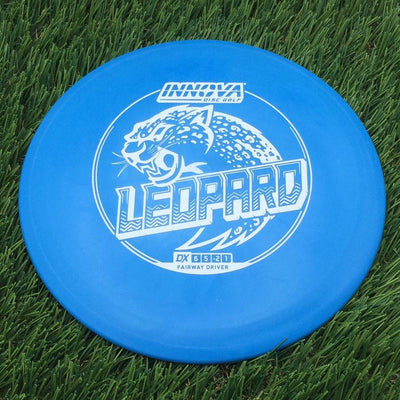 Innova DX Leopard with Burst Logo Stock Stamp- 165.24 Blue