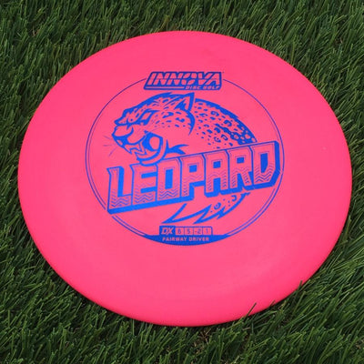 Innova DX Leopard with Burst Logo Stock Stamp- 154.58 Pink