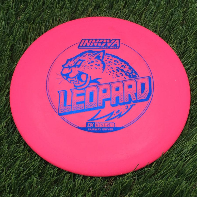 Innova DX Leopard with Burst Logo Stock Stamp- 154.58 Pink
