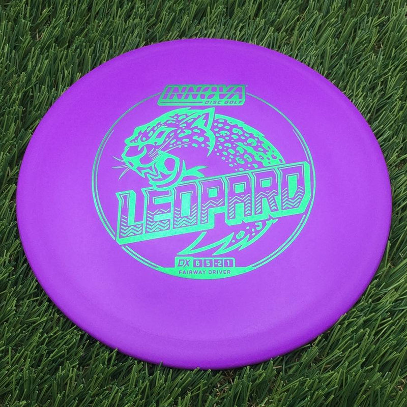 Innova DX Leopard with Burst Logo Stock Stamp- 150.91 Purple