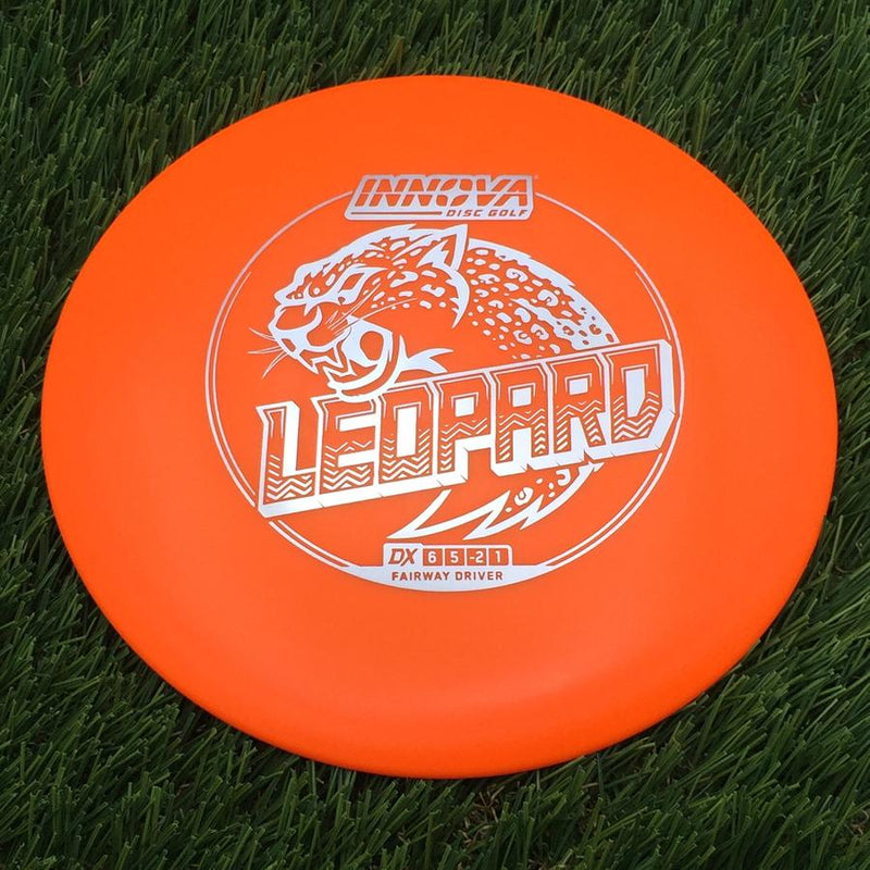 Innova DX Leopard with Burst Logo Stock Stamp- 142.13 Orange
