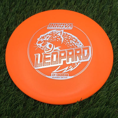 Innova DX Leopard with Burst Logo Stock Stamp- 144.18 Orange
