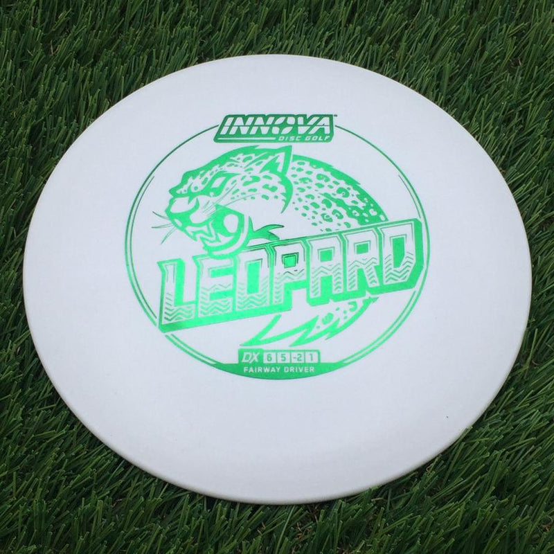 Innova DX Leopard with Burst Logo Stock Stamp- 166.33 White