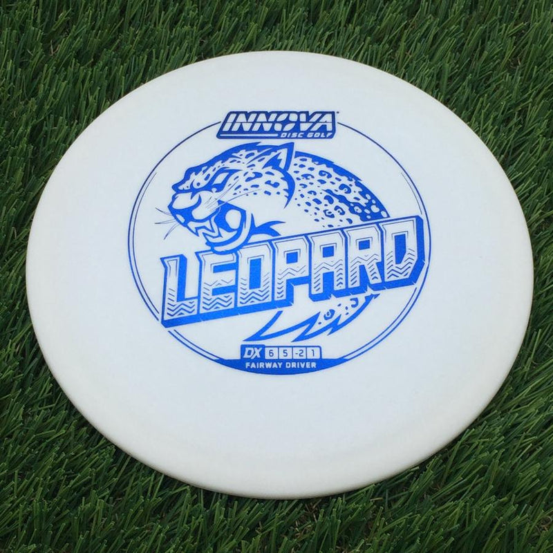 Innova DX Leopard with Burst Logo Stock Stamp- 156.38 White