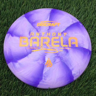 Discraft Crazy Tough CT Swirl Focus with Anthony Barela Signature - AB Stamp- 171.4 Purple